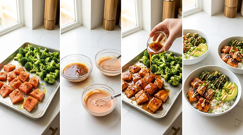 salmon sheet pan dinner
