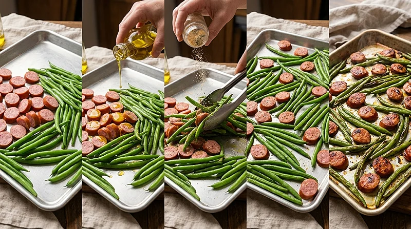 sausage and veggies