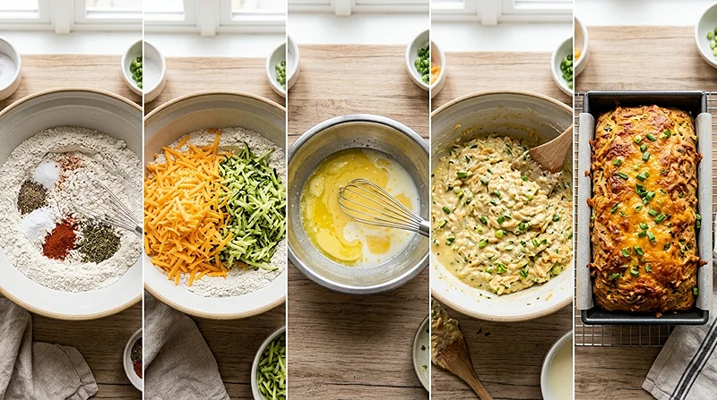 Zucchini Cheddar Quick Bread 3 savory quick bread