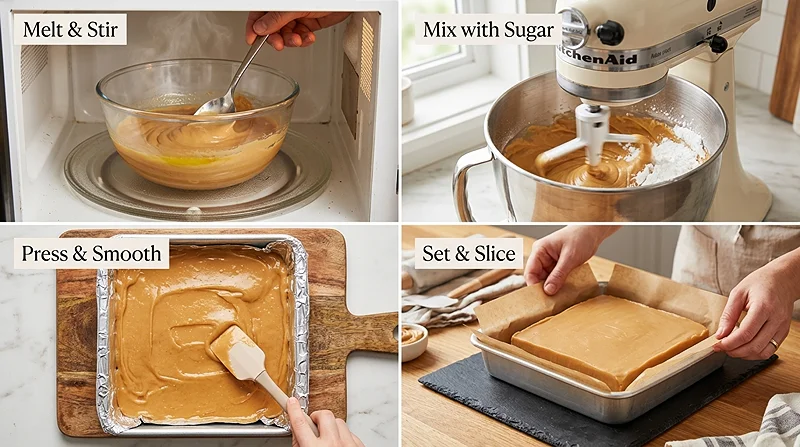 3 Ingredient Peanut Butter Fudge 3 simple fudge recipe