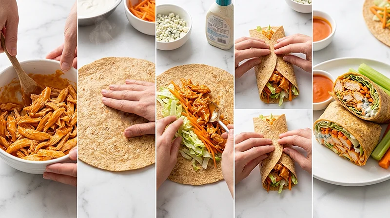 spicy chicken wrap recipe