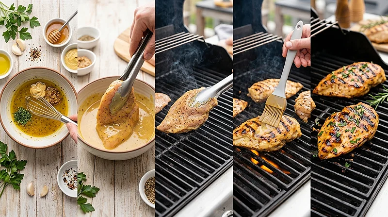 Honey Mustard Grilled Chicken 3 summer chicken dinner