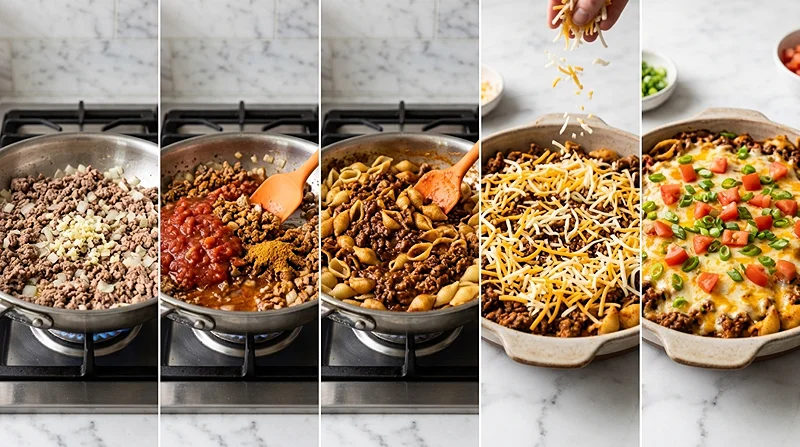 taco pasta recipe
