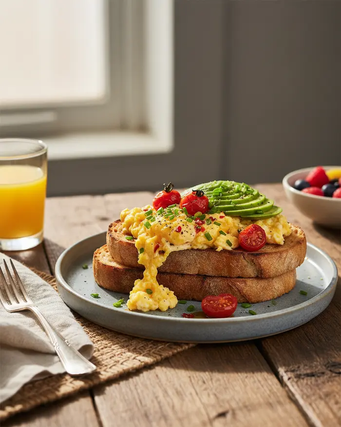 Toast Recipes serving suggestion