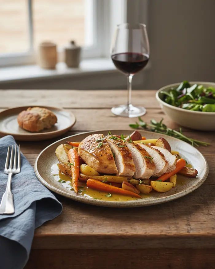Weeknight Chicken Dinners serving suggestion