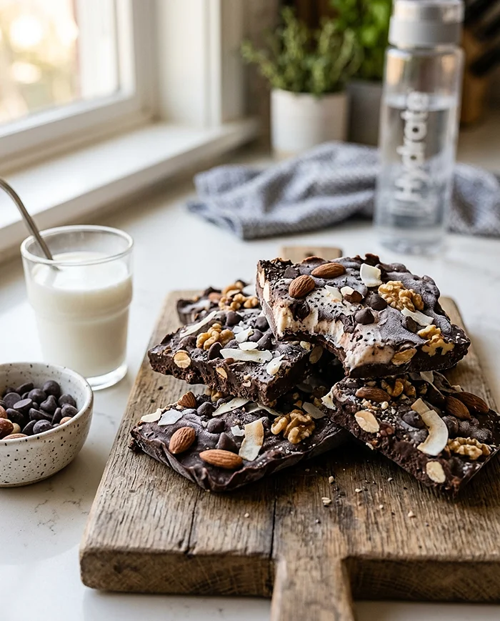 Protein Chocolate Yogurt Bark 4 yogurt bark recipe