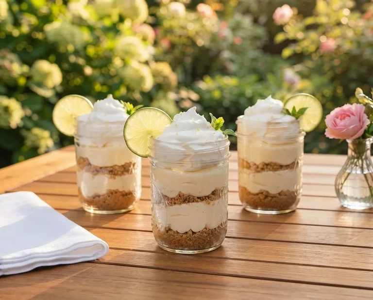 10-Minute Key Lime Pie Jars