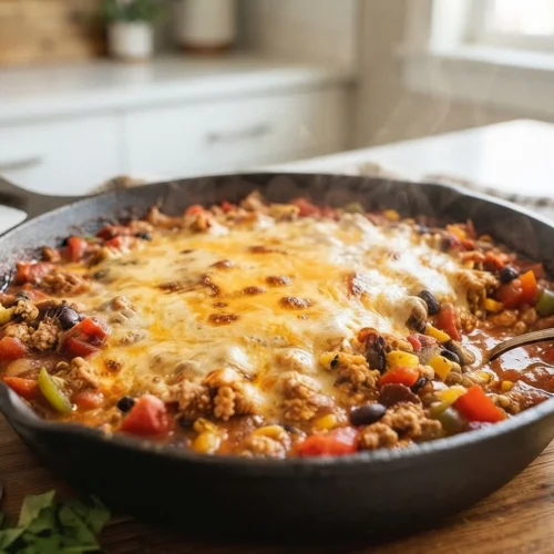 20-Minute Ground Turkey Taco Skillet