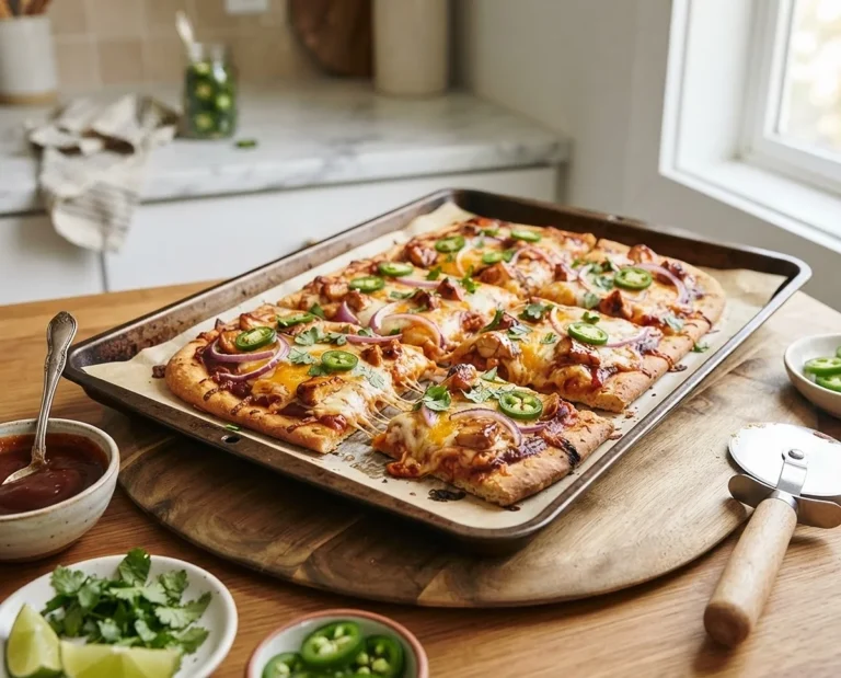 BBQ Chicken Flatbread Recipe
