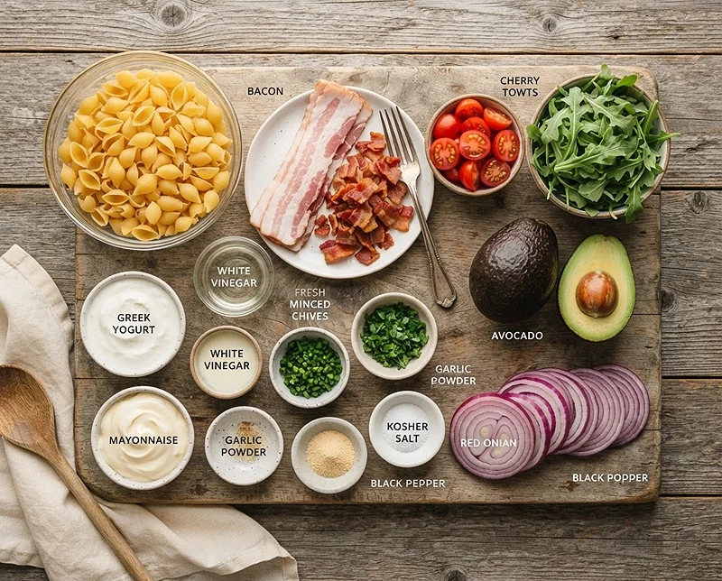 BLT Pasta Salad Recipe