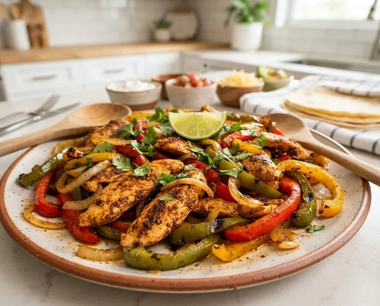 Back-to-School Sheet Pan Chicken Fajitas