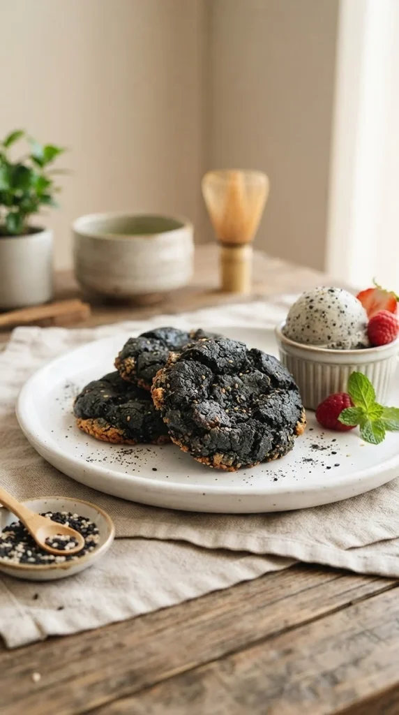 Black Sesame Cookies