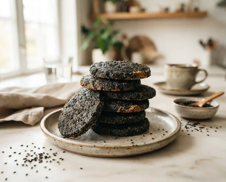 Black Sesame Cookies Recipe