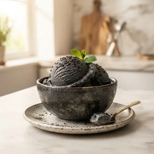 Black Sesame Ice Cream 5 Black Sesame Ice Cream