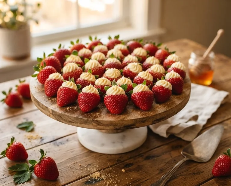 Cheesecake Stuffed Strawberries