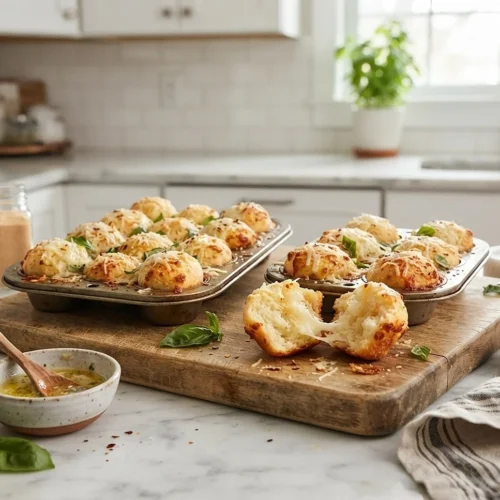 Cheesy Garlic Bread Bites