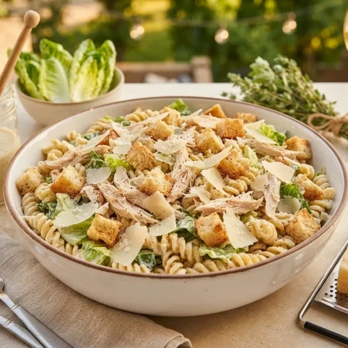 Chicken Caesar Pasta Salad