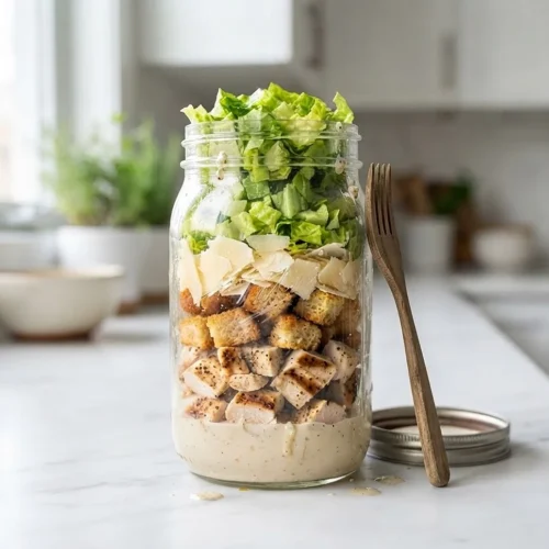 Chicken Caesar Salad Jar 5 Chicken Caesar Salad Jar
