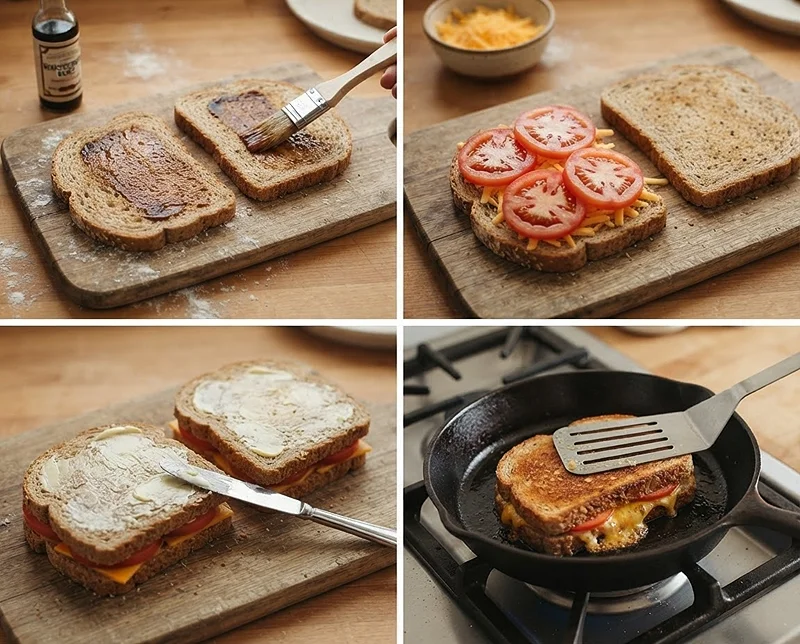 Harrison Ford Grilled Cheese 3 Classic Grilled Cheese