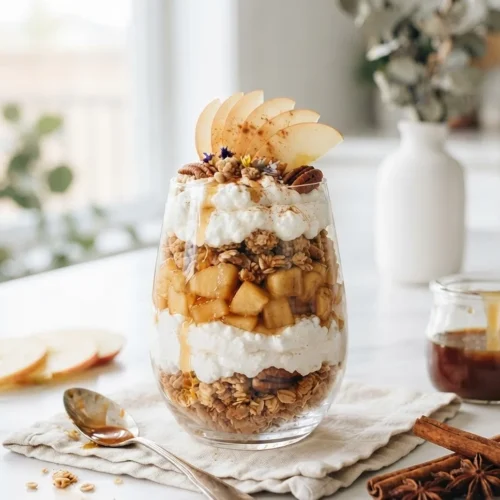 Cottage Cheese Apple Crisp Parfaits 5 Cottage Cheese Apple Crisp Parfaits