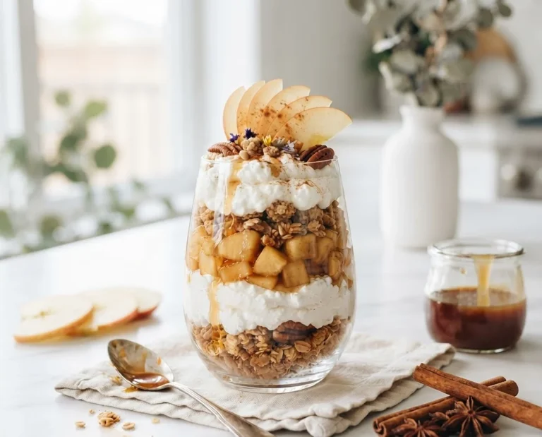 Cottage Cheese Apple Crisp Parfaits