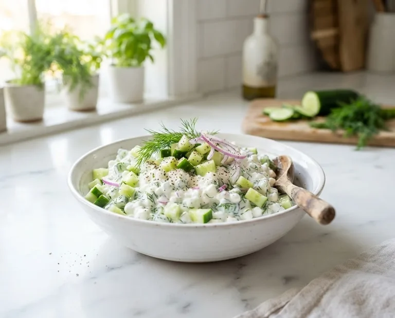 Cottage Cheese Cucumber Salad
