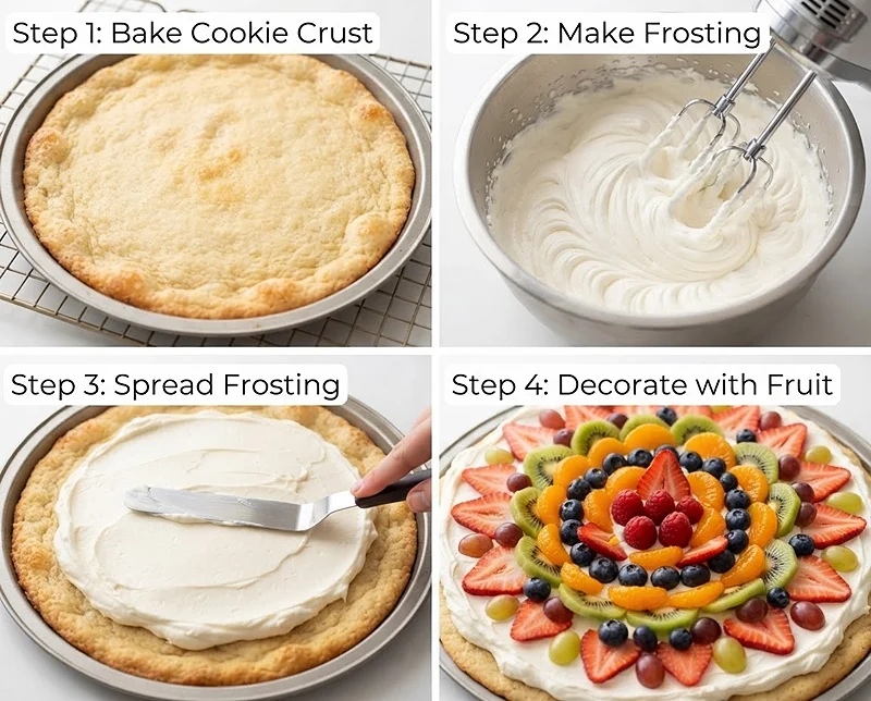 Cream Cheese Fruit Pizza