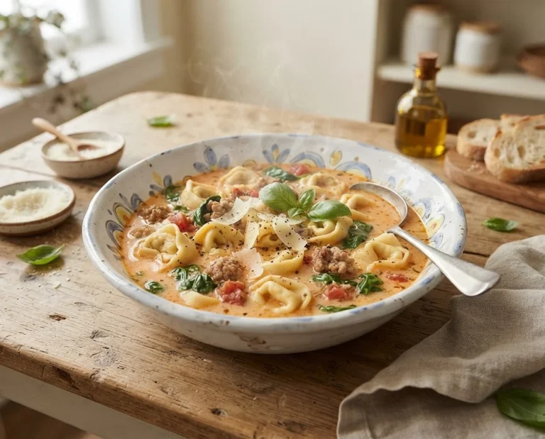Creamy Tortellini Soup