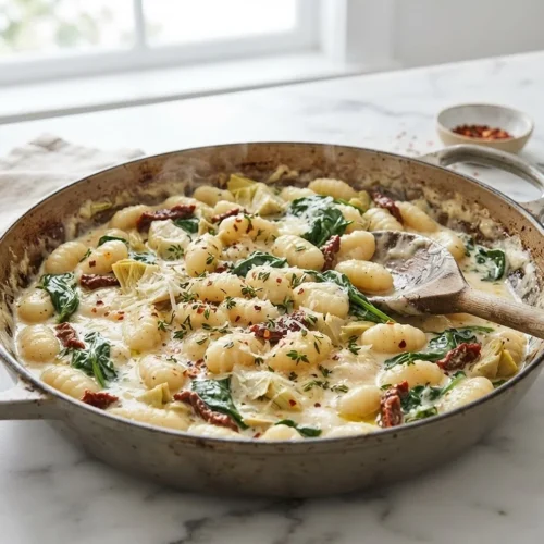 Creamy Tuscan Gnocchi