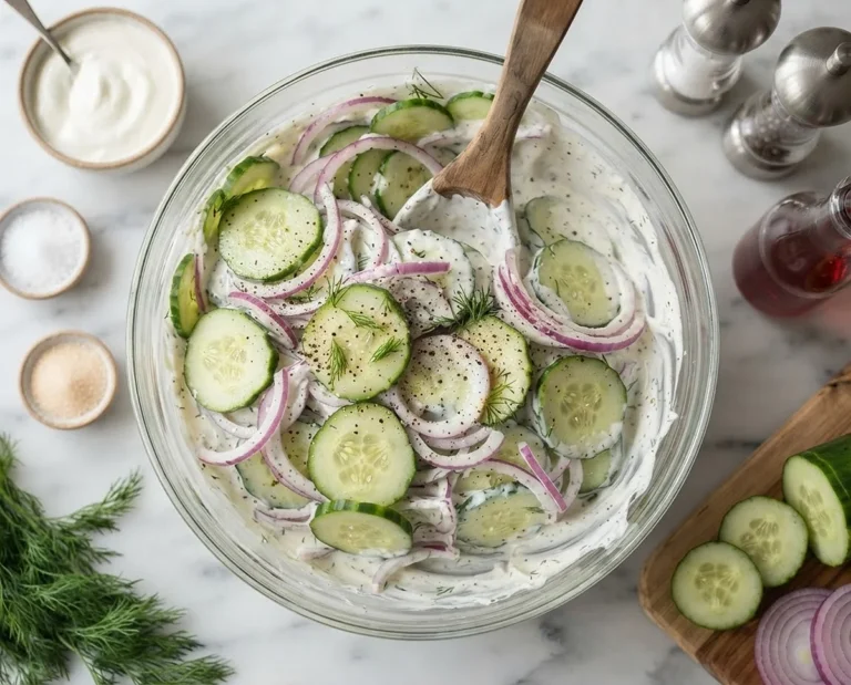Cucumber and Onion Salad