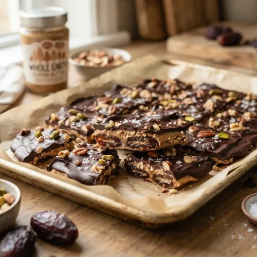Dark Chocolate Date Bark