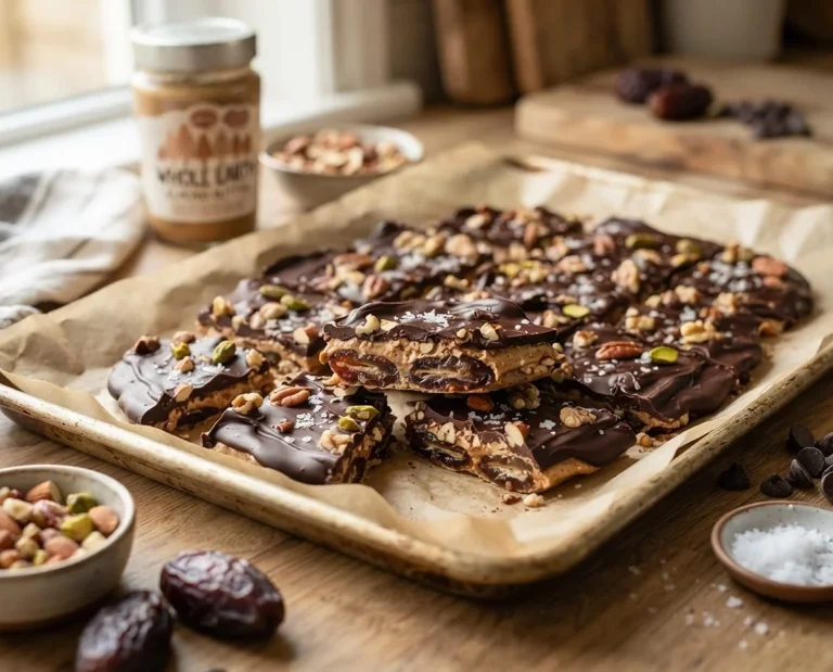 Dark Chocolate Date Bark