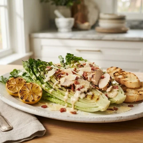 Grilled Caesar Wedge Salad