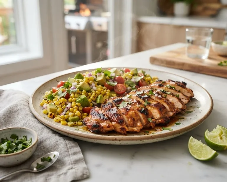 Grilled Honey Lime Chicken Salad
