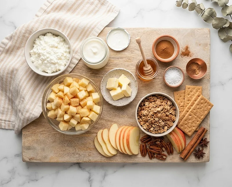 Cottage Cheese Apple Crisp Parfaits 2 Healthy Apple Dessert