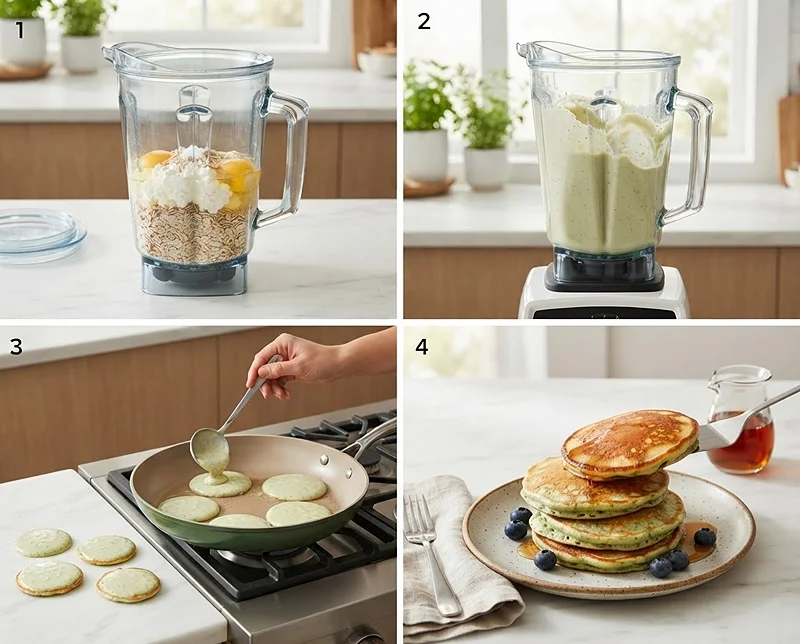 Healthy Spinach Pancakes