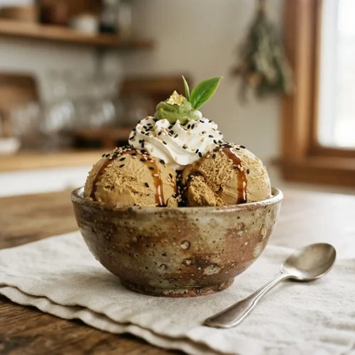 Hojicha Ice Cream 5 Hojicha Ice Cream