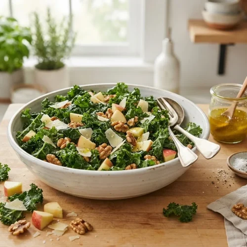 Kale Crunch Salad with Apples