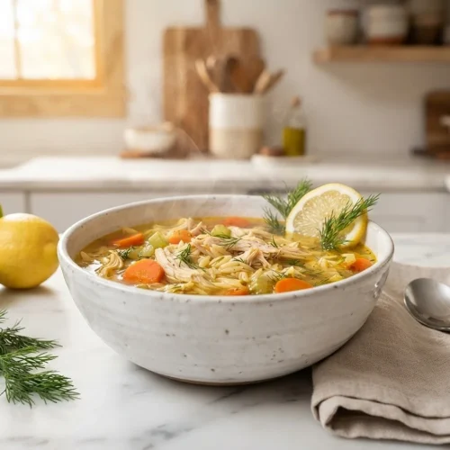 Lemon Chicken Orzo Soup 5 Lemon Chicken Orzo Soup