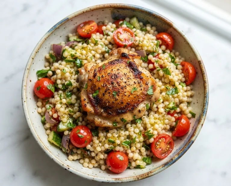 Lemon Pepper Chicken Veggie Couscous Bowls