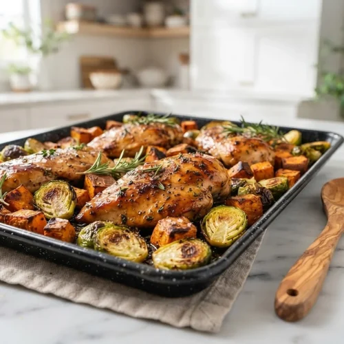 Maple Dijon Chicken Sweet Potato