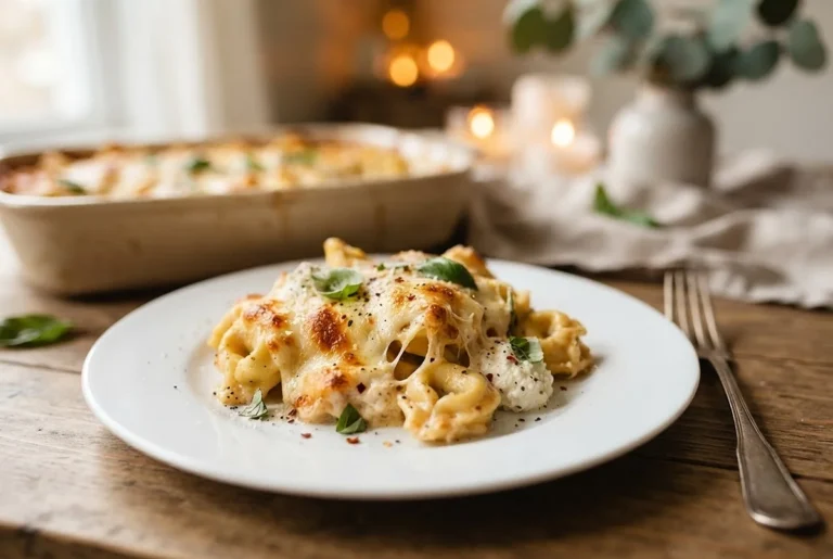 Million Dollar Baked Tortellini Casserole