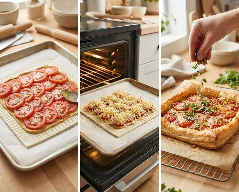 Mustard Tart with Tomatoes