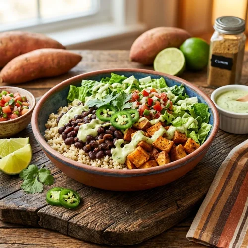 Quinoa Taco Salad Bowl