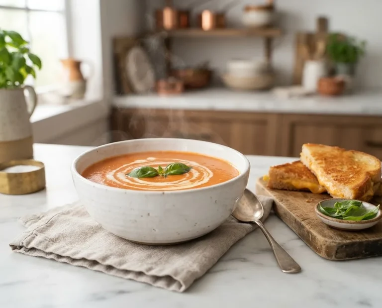 Roasted Tomato Basil Soup