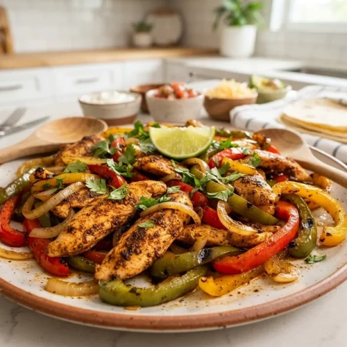 Back-to-School Sheet Pan Chicken Fajitas 5 Back-to-School Sheet Pan Chicken Fajitas