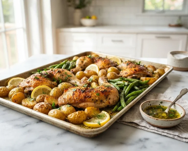 Sheet Pan Greek Lemon Chicken