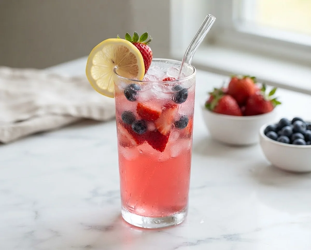 Mocktails & Specialty Drinks 15 Strawberry Acai Energy Refresher