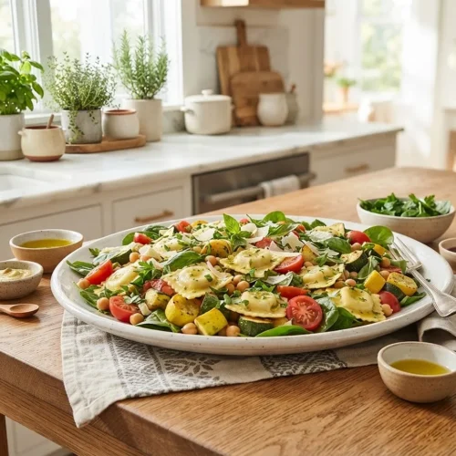 Summer Garden Ravioli Salad 5 Summer Garden Ravioli Salad
