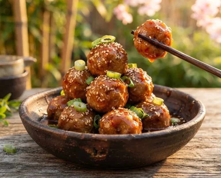 Sweet Chili Turkey Sheet Pan Meatballs